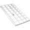 White 32 Slot Travel Jewelry Charm Earring Display Tray Insert